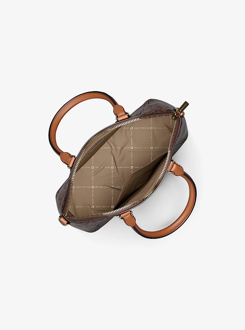 Sienna Small Signature Logo Satchel
