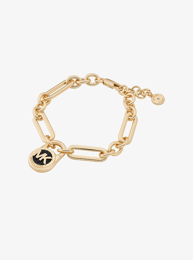 Pav&eacute; Lock Bracelet in GOLD | Michael Kors