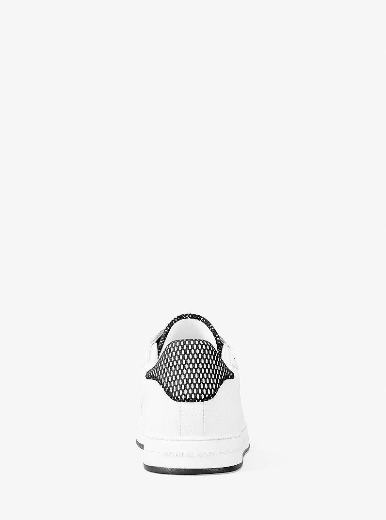 Keating Leather Sneaker in BLACK | Michael Kors