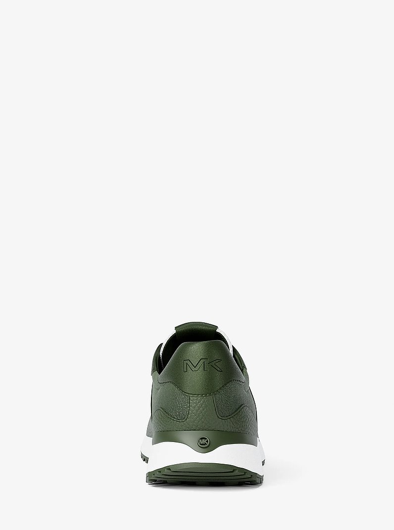 MICHAEL Kors Dax Trainer Leather and Mesh 44S5DAFS4SNEW size 8 green MICHAEL Michael Kors | Shoes | Michael Kors Dax Trainer  main image 3