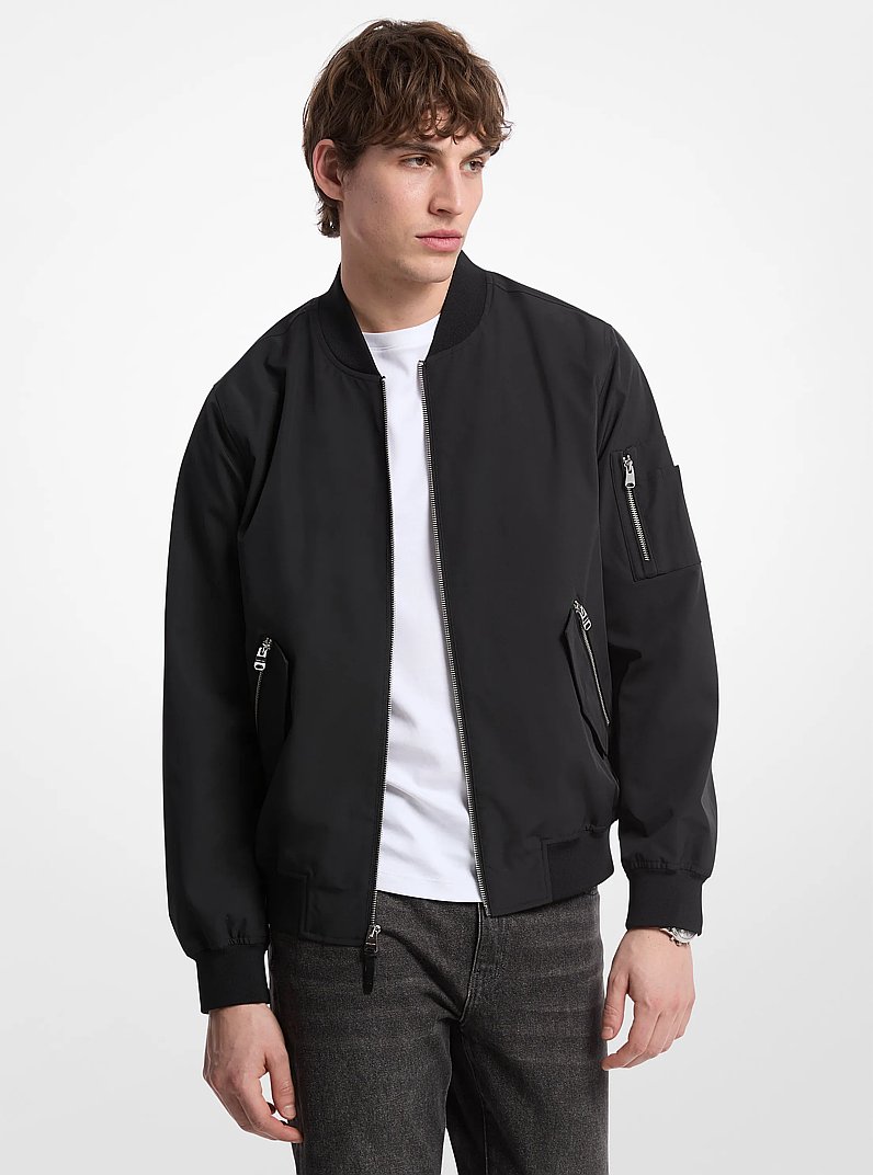 Benue Bomber Jacket in BLACK | Michael Kors