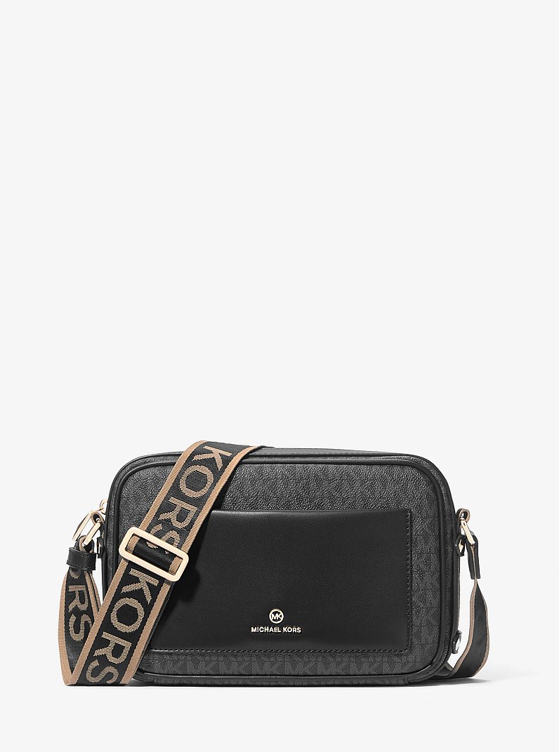 Maeve Large Signature Crossbody Bag in BLACK | Michael Kors