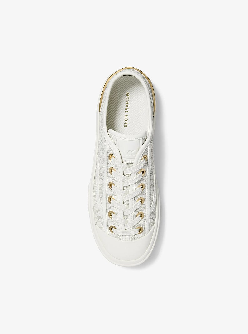Jude Signature Logo Sneaker in VANILLA | Michael Kors