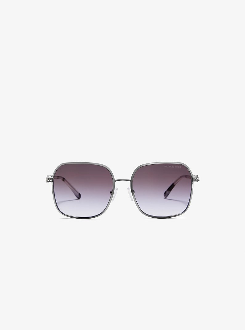 Cadiz Sunglasses in SILVER | Michael Kors