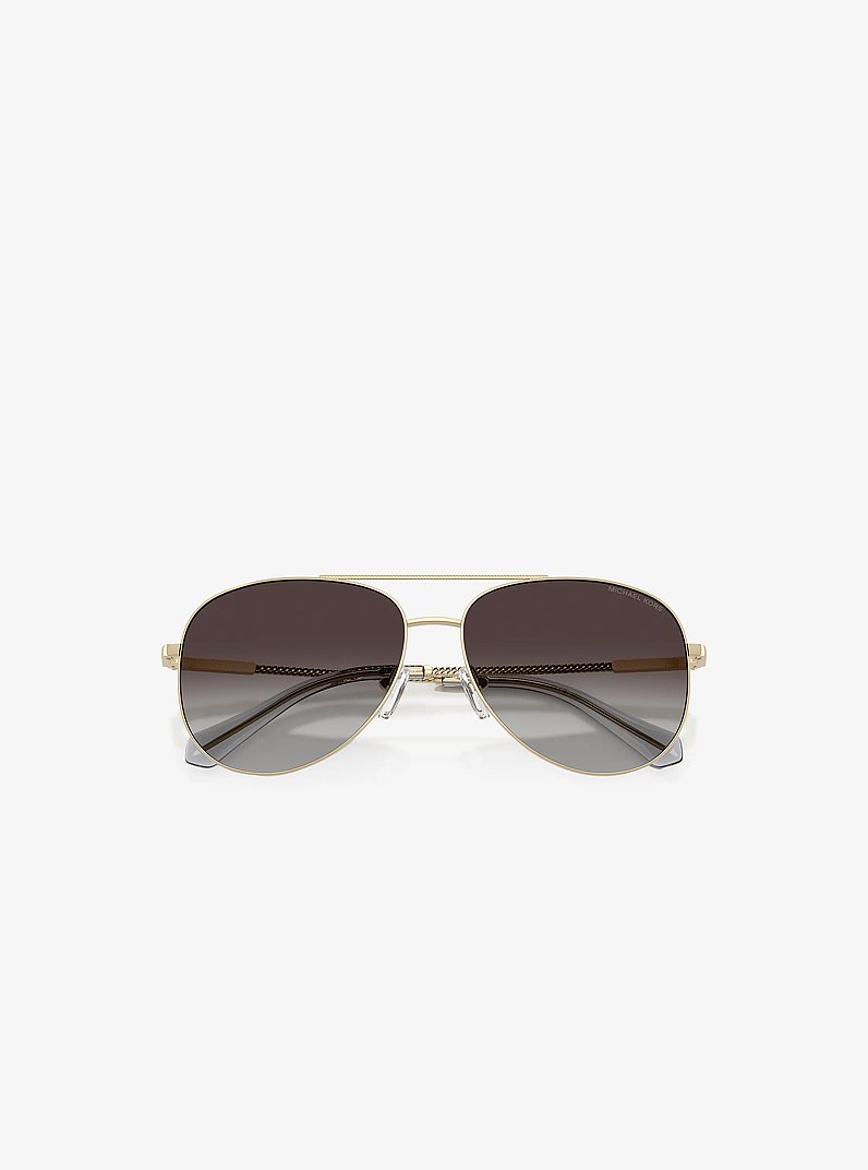Perledo Sunglasses in GOLD | Michael Kors