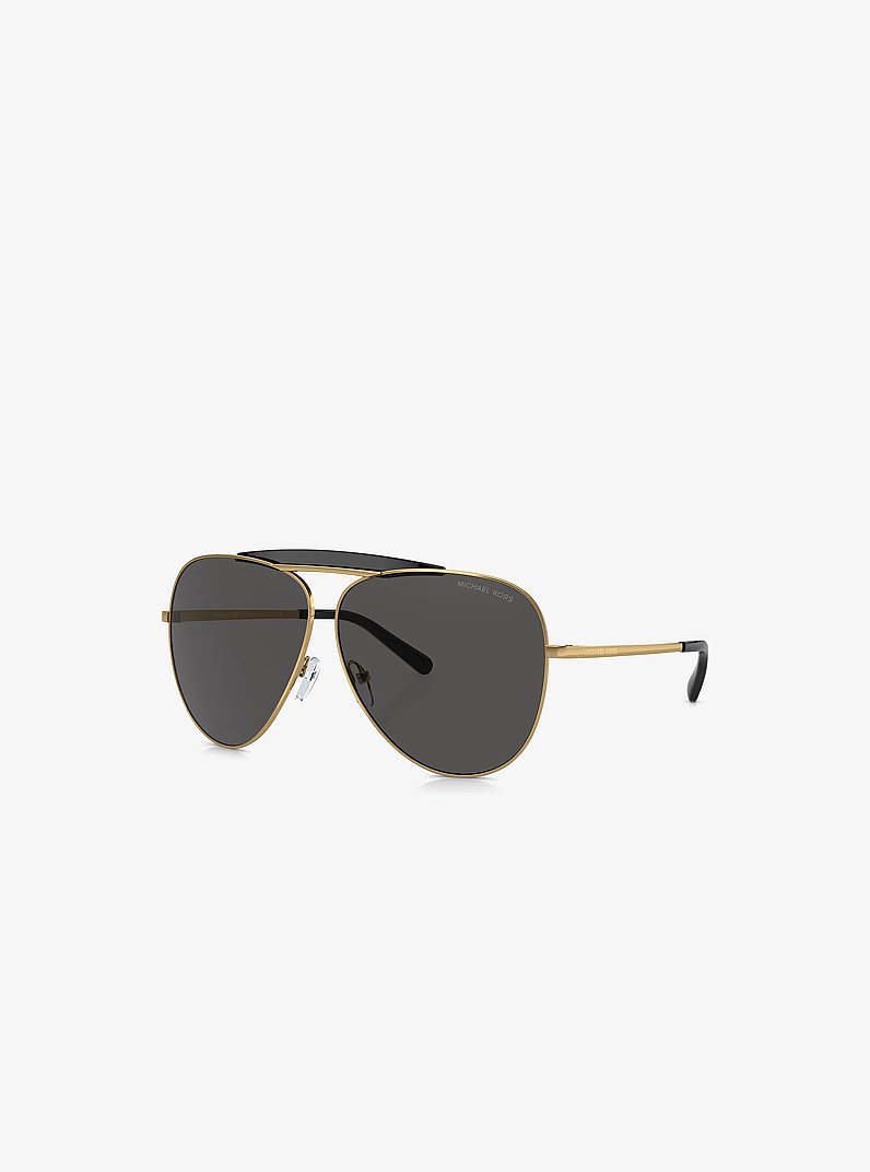 Occhiali da sole Bleecker in GRIGIO/NERO | Michael Kors