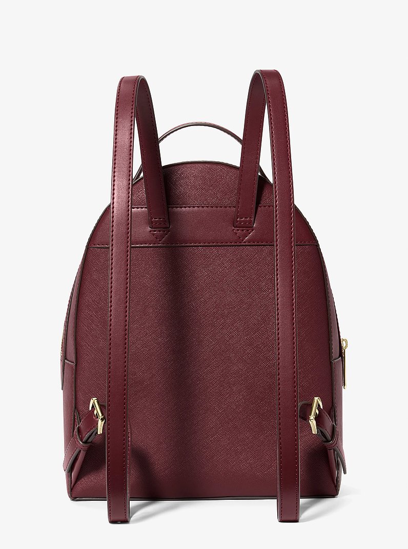 Sheila Medium Faux Saffiano Leather Backpack