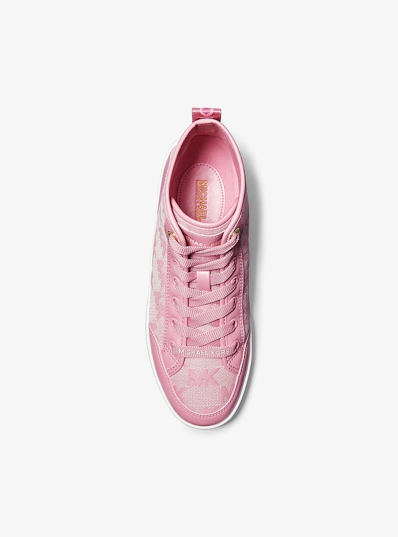 Shea Logo Jacquard High-Top Sneaker - thumbnail 4
