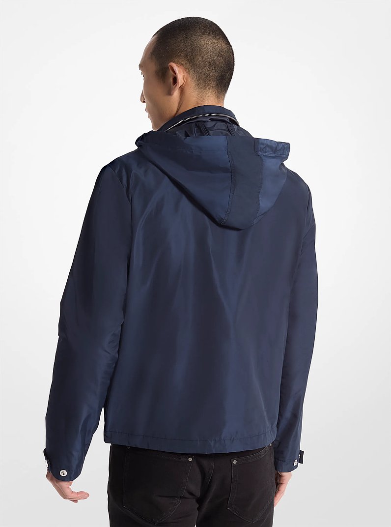 Woven Windbreaker Jacket in MIDNIGHT - Sale | Michael Kors [US]