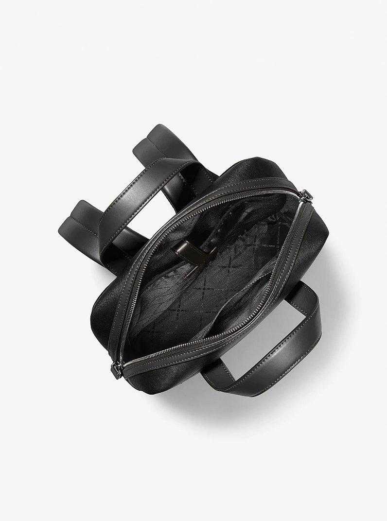 Cooper Leather Backpack in BLACK | Michael Kors