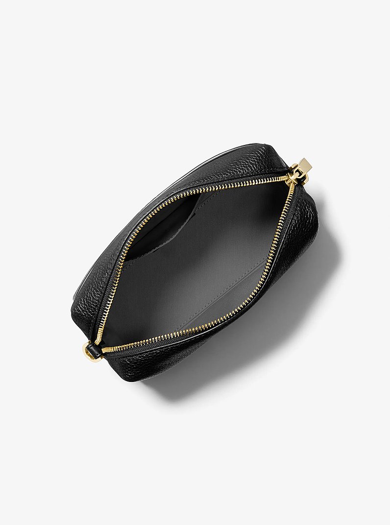 Bryant Small Pebbled Leather Crossbody Bag in BLACK | Michael Kors
