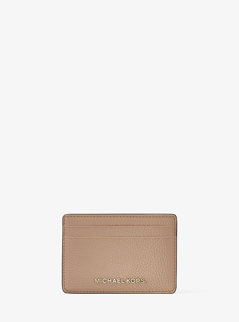 Pebbled Leather Card Case
