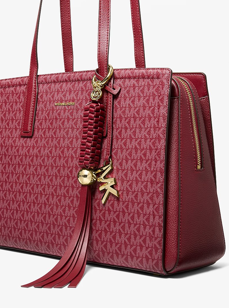 Colgante de borla tejida in ROJO INTENSO | Michael Kors