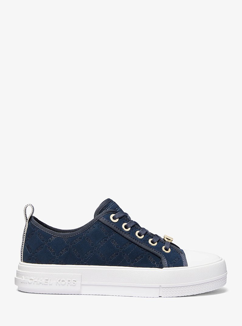 Zapatilla Evy de ante con logotipo imperio en relieve