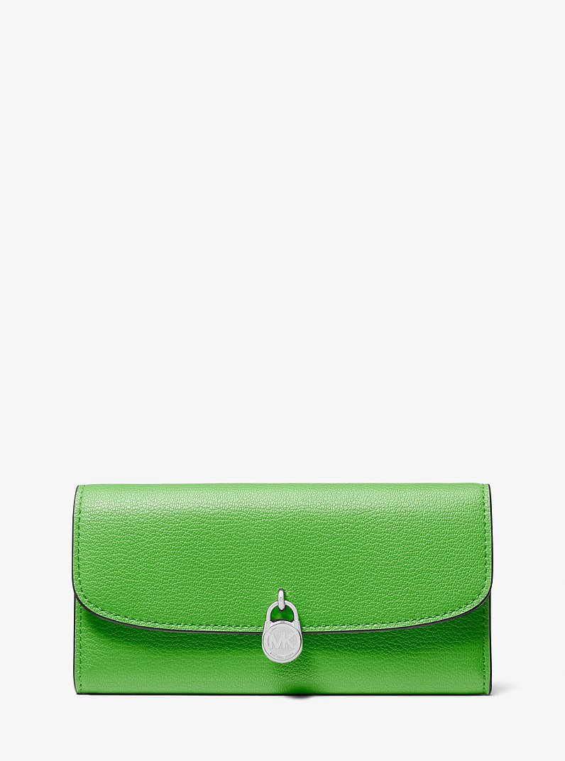 【新品】マイケルマイケルコース HAMILTON 35S5SHME9L 財布 Hamilton Large Leather Continental Wallet in JUNGLE - Sale