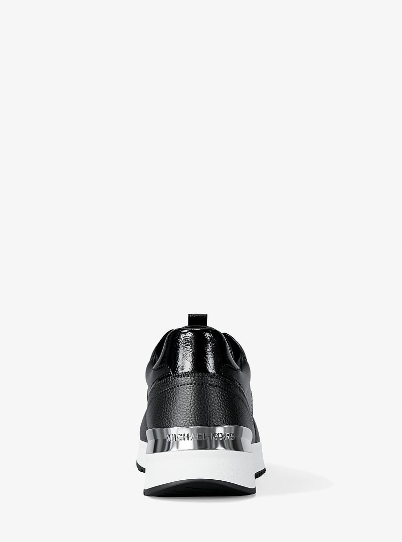 Remy Mixed-Media Trainer in BLACK | Michael Kors
