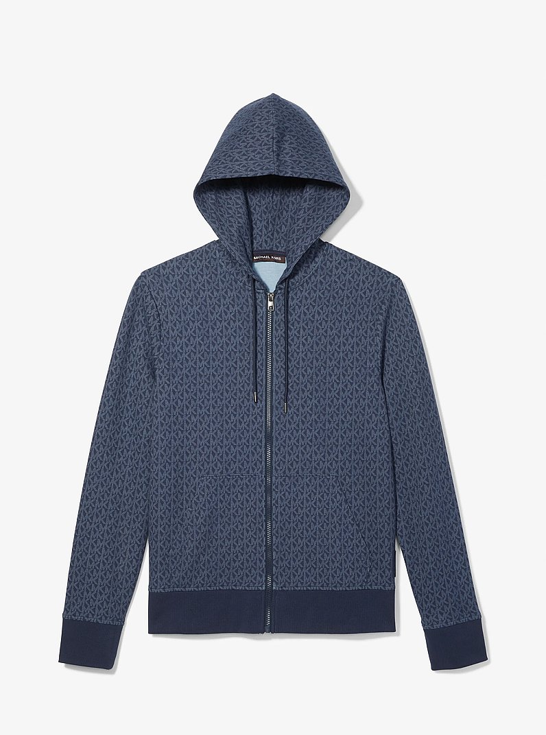 MICHAEL KORS  ライトジャケットフードつき 　ユニセックス　濃紺　新品　XS（日本S~Ｍ） MICHAEL KORS ライトジャケットフードつき ユニセックス 濃紺 新品 XS