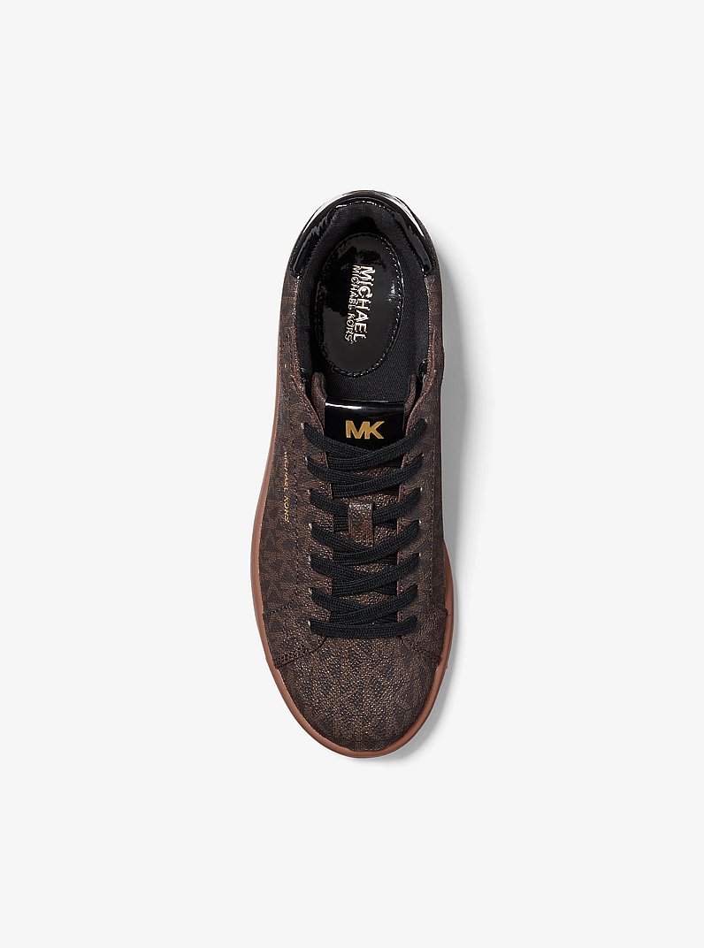 Keating Logo Sneaker in BROWN | Michael Kors