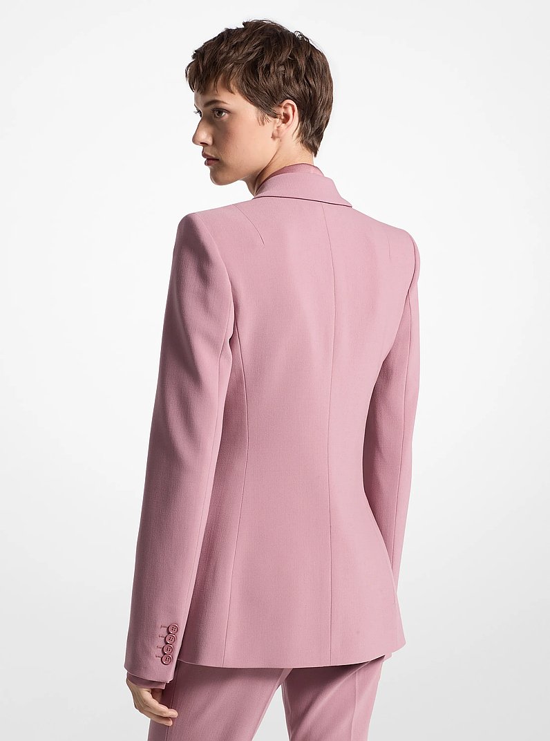 Stretch Wool Crepe Blazer in MAUVE | Michael Kors