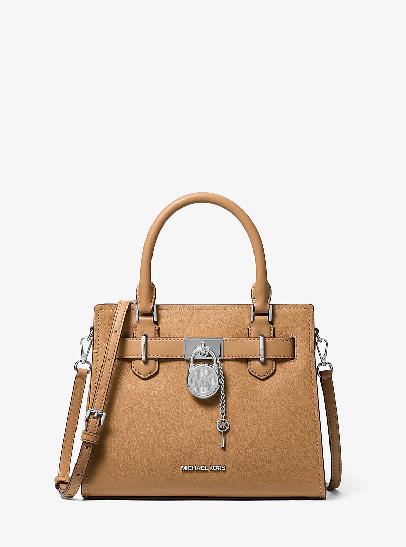 Hamilton Small Leather Satchel in PEANUT - Sale | Michael Kors [US]