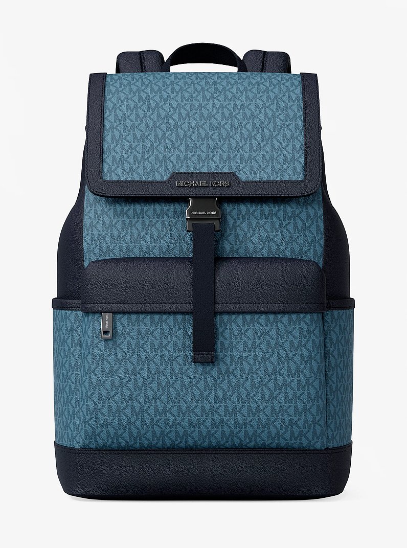 Pacey Signature Logo Backpack in DENIM | Michael Kors
