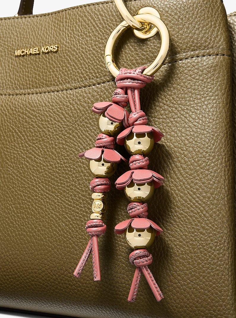 Embellished Floral Bag Charm in PRIMROSE | Michael Kors