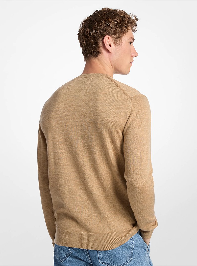 Pull en laine in M&Eacute;LANGE CARAMEL FONC&Eacute; | Michael Kors