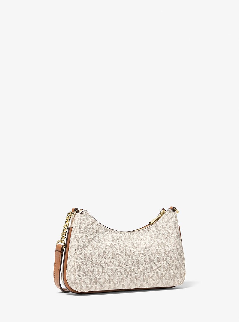 Tr&egrave;s petite pochette Nolita avec cha&icirc;ne &agrave; logo Signature in VANILLE/NOISETTE | Michael Kors