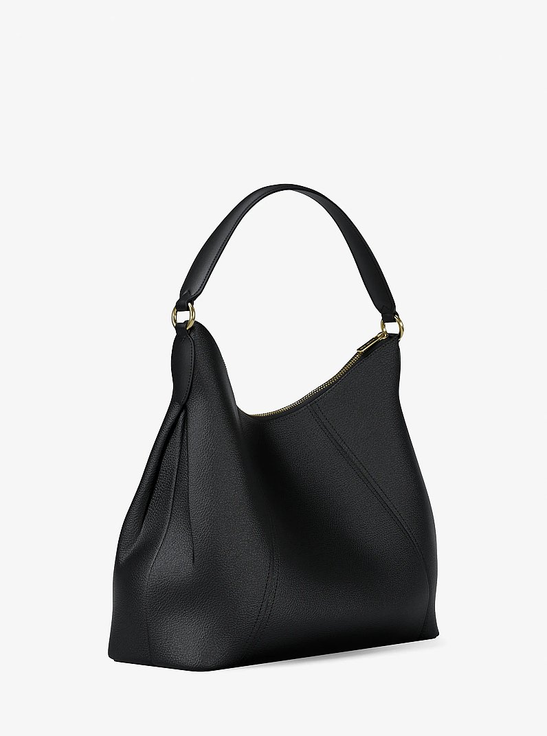 Sienna Large Convertible Shoulder Bag in BLACK | Michael Kors