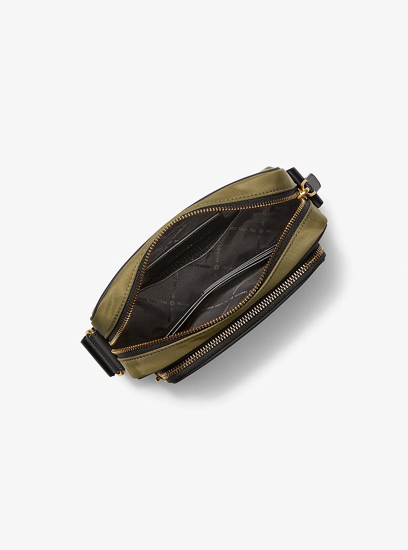 Sac pour appareil photo Brooklyn en nylon avec pochette in LODEN | Michael Kors