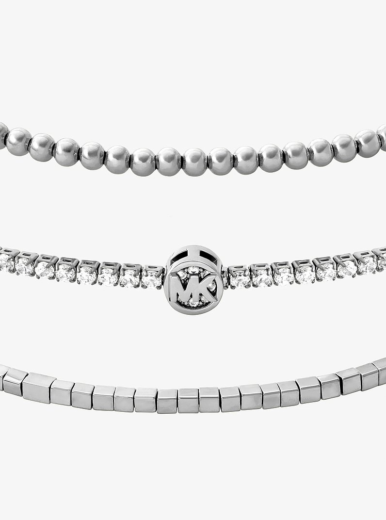 3-Piece Bracelet Gift Set in SILVER | Michael Kors