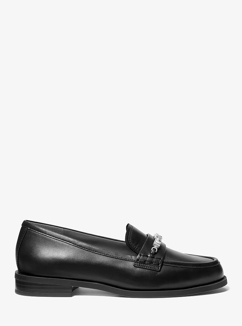 Loafer Dina in pelle in NERO | Michael Kors