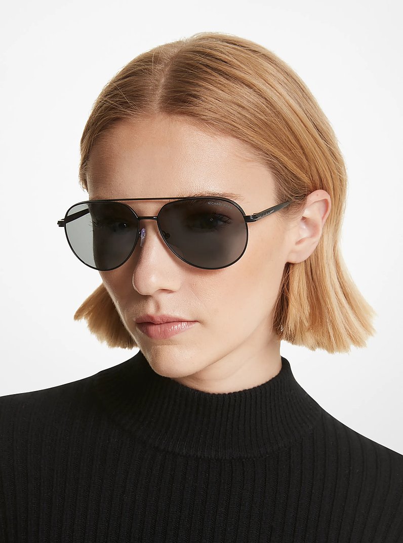 Highlands Sunglasses in BLACK | Michael Kors