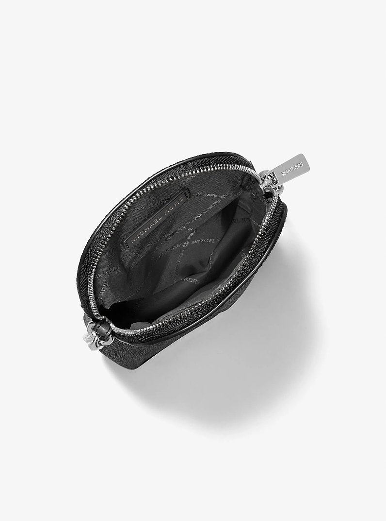 Petit sac &agrave; bandouli&egrave;re Jet Set &agrave; logo Signature in NOIR | Michael Kors
