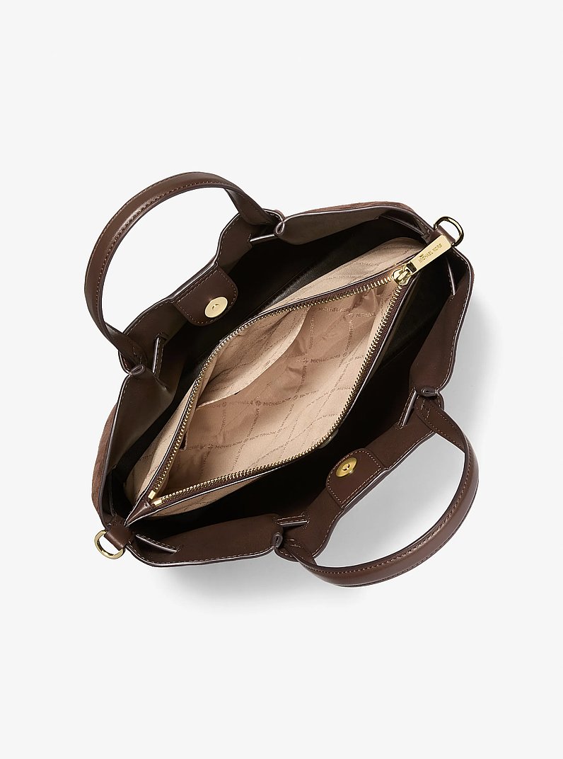 Carson Medium Satchel in NUTMEG | Michael Kors
