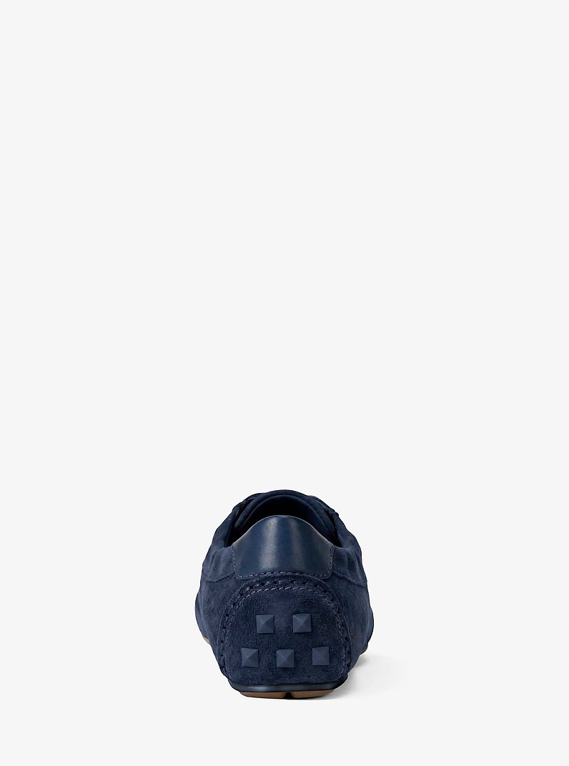 Susie Suede and Leather Trainer in NAVY | Michael Kors