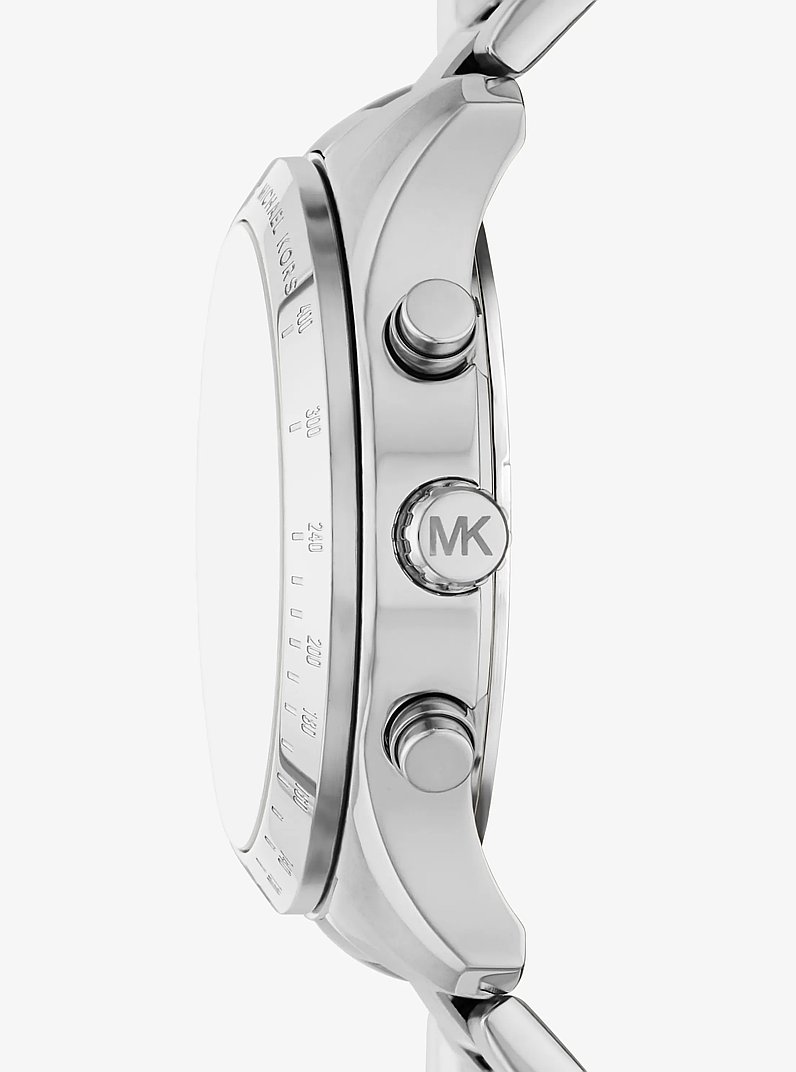 Montre surdimensionn&eacute;e Berkley de ton argent in ARGENT | Michael Kors