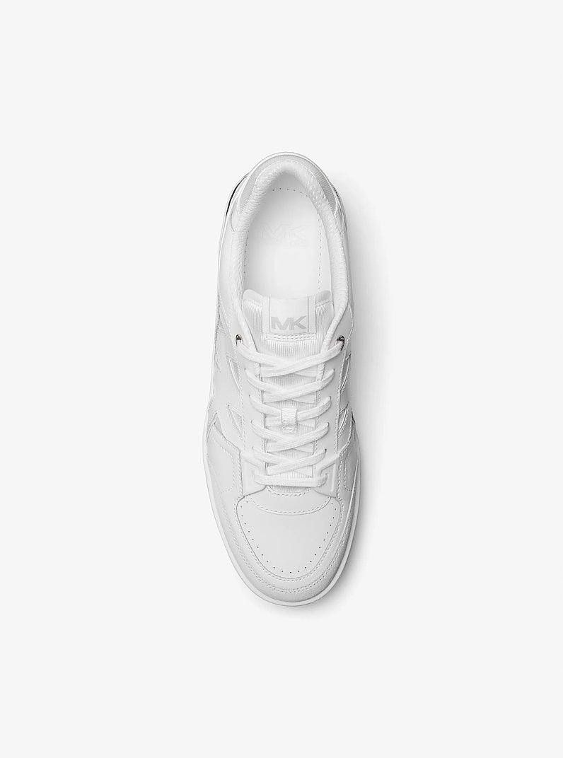 Rebel Leather Sneaker in OPWHT MULTI | Michael Kors