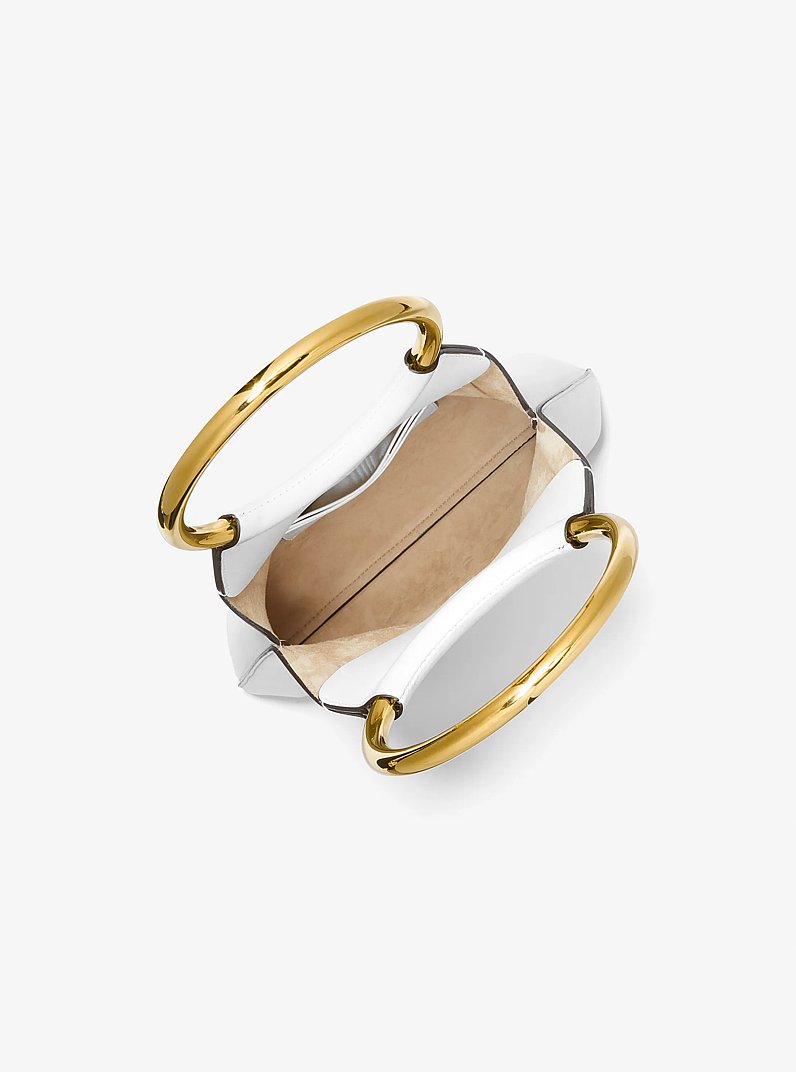 Ursula Small Leather Ring Tote Bag