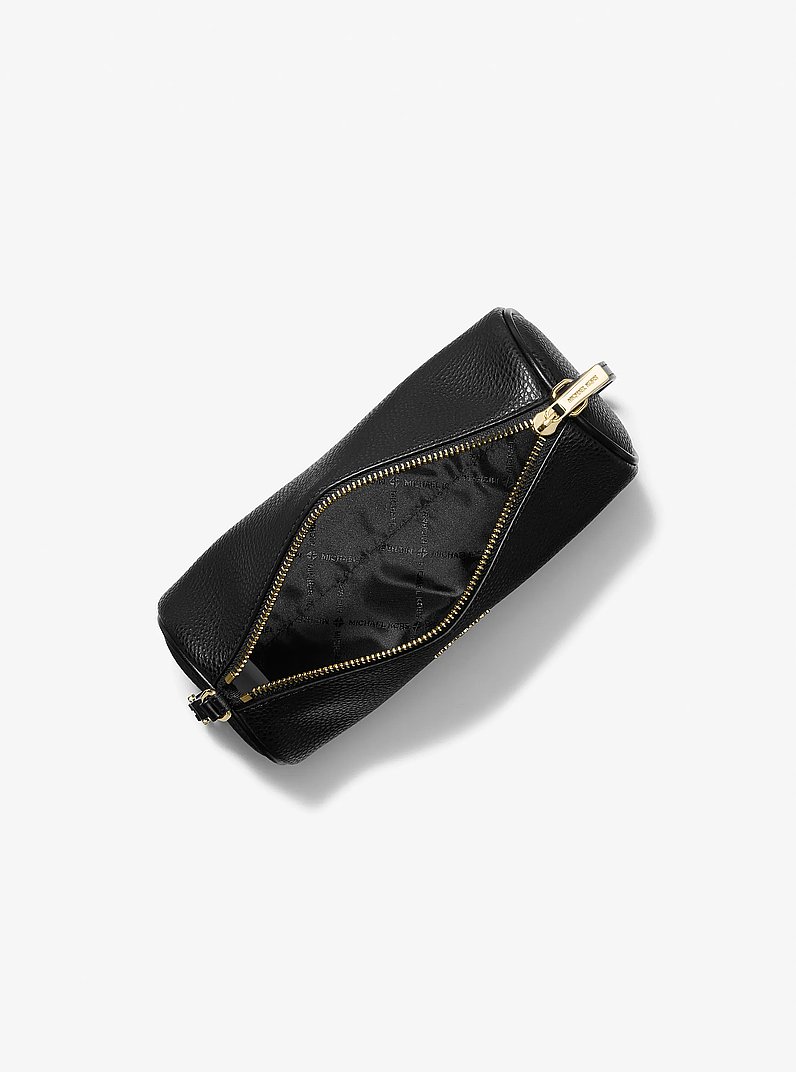 Ashton Small Barrel Pochette in BLACK | Michael Kors