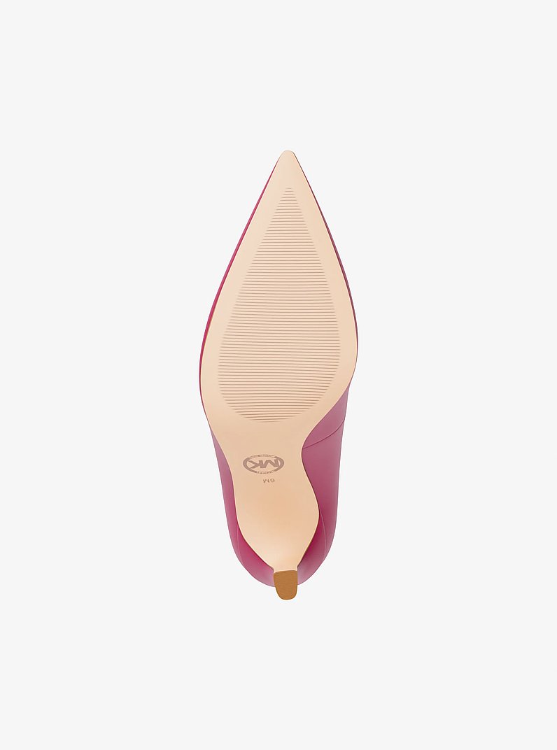 Amara Leather Pump in RASPBERRY | Michael Kors