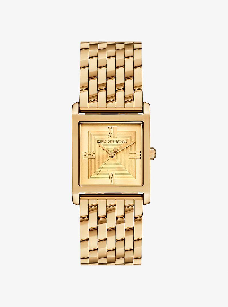 Petite Georgie Gold-Tone Watch in GOLD | Michael Kors