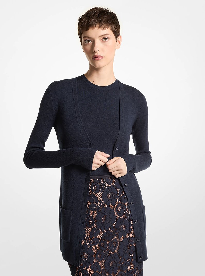 Su&eacute;ter Bette de cachemira in AZUL MEDIANOCHE | Michael Kors