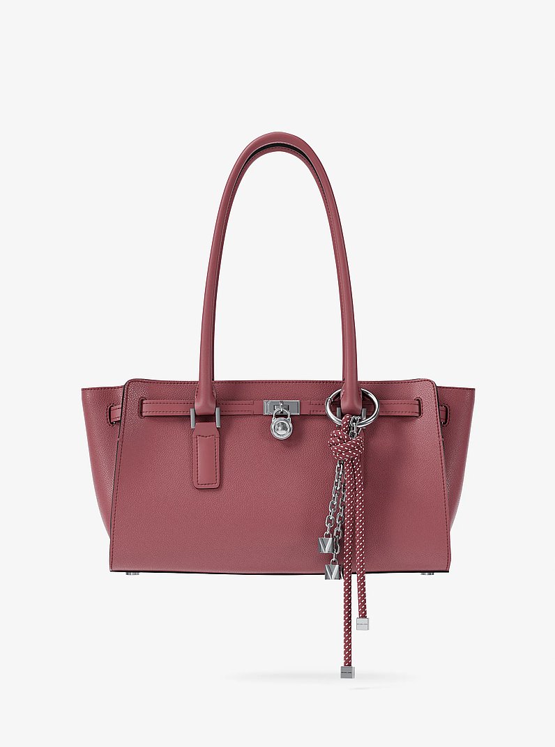 Adorno para bolso en tono plateado moteado con cord&oacute;n in PALORROSA | Michael Kors