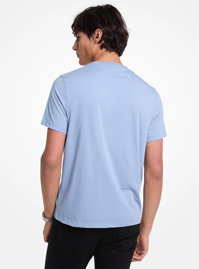 T-shirt en coton &agrave; logo in CHAMBRAI | Michael Kors