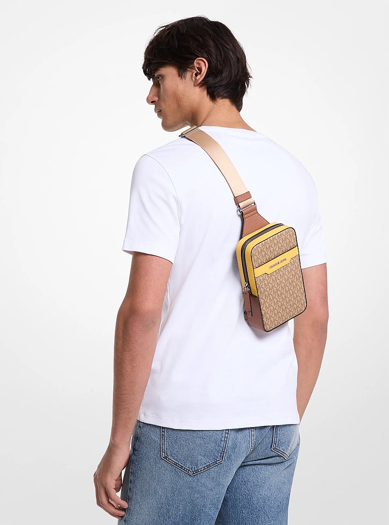 Cooper Signature Logo Sling Pack in DAISY YELLOW | Michael Kors