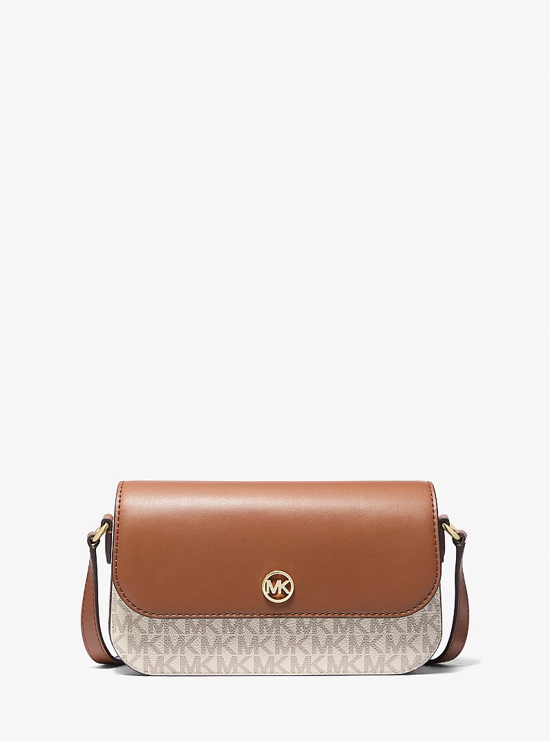 Jet Set Travel Small Logo Crossbody Bag in VANILLA | Michael Kors