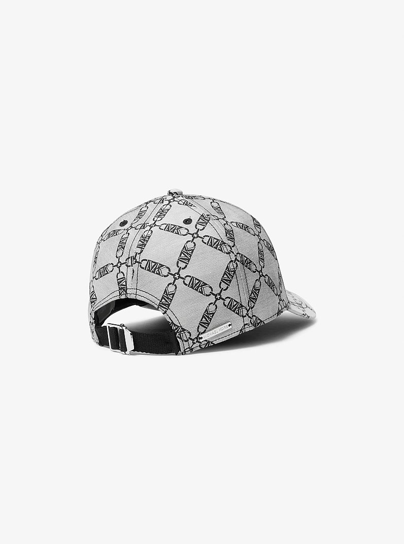 Empire Logo Jacquard Baseball Hat in NEGRO | Michael Kors
