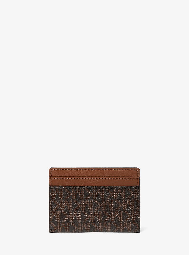Reed Large Logo Card Case in VANILLA | Michael Kors