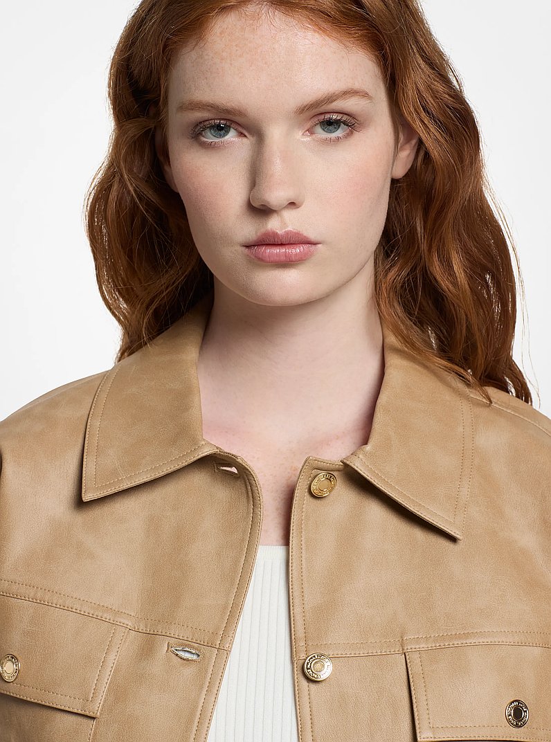 Smooth Barn Jacket in TOFFEE | Michael Kors